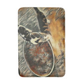 時食べ物を与え間だ！ バスマット (正面縦)