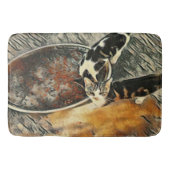 時食べ物を与え間だ！ バスマット (正面)