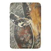 時食べ物を与え間だ！ バスマット (正面縦)