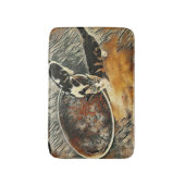 時食べ物を与え間だ！ バスマット (正面縦)