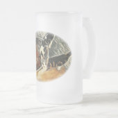 時食べ物を与え間だ！ フロストグラスビールジョッキ (正面右)