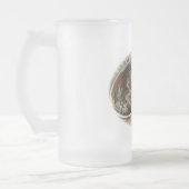 時食べ物を与え間だ！ フロストグラスビールジョッキ (左)