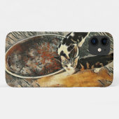 時食べ物を与え間だ！ Case-Mate iPhoneケース (裏面(横))