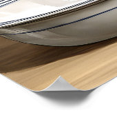 時食べ物を与え間は? – キャットアートプリント ポスター (角)