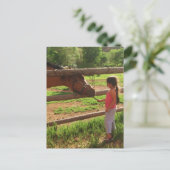 時食べ物を与え間! ポストカード (スタンド正面)