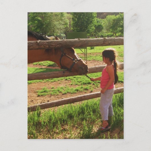 時食べ物を与え間! ポストカード (正面)