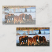 時食べ物を与え間 名刺 (正面/裏面)