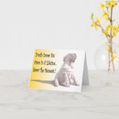 "時"のメッセージカード満喫して下さい カード (黄色い花)