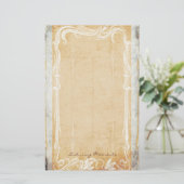 時-アールヌーボーの文房具耐えます 便箋 (スタンド正面)