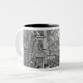 時、プレートI 1762年 ツートーンマグカップ (正面左)