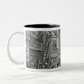 時、プレートI 1762年 ツートーンマグカップ (左)