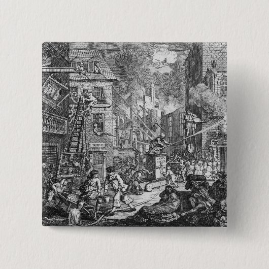 時、プレートI 1762年 缶バッジ (正面)