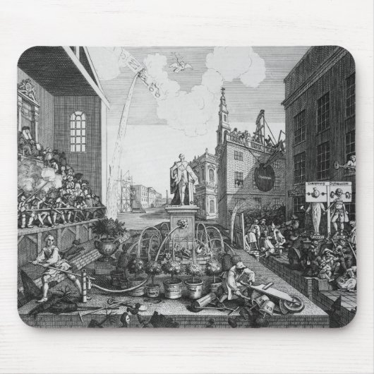 時、プレートII マウスパッド (正面)