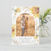 晩夏のひまわりウェディング セーブザデート (スタンド正面)