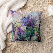 晩夏のアザーズ印象派の油絵 クッション (ブランケット)