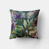 晩夏のアザーズ印象派の油絵 クッション (裏面)