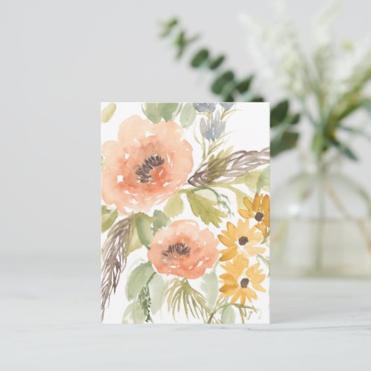 晩夏の花 ポストカード (スタンド正面)