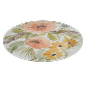 晩夏の花I カッティングボード (角)