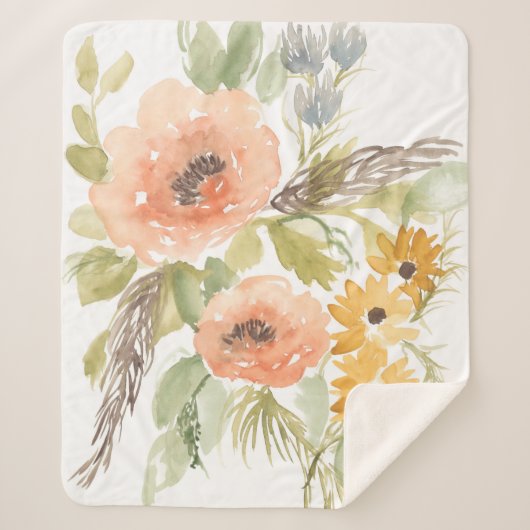 晩夏の花I シェルパブランケット (正面)