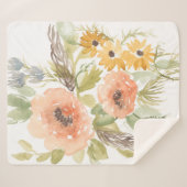 晩夏の花I シェルパブランケット (正面(横))