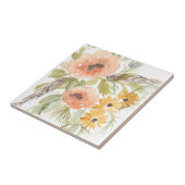 晩夏の花I タイル (側面)