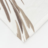 晩夏の花I フリースブランケット (角)