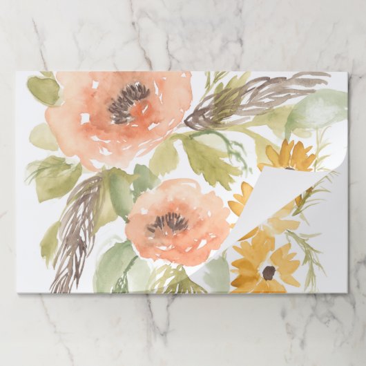 晩夏の花I ペーパーパッド (折り畳み)