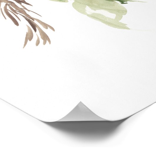 晩夏の花I ポスター (角)