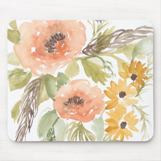 晩夏の花I マウスパッド (正面)