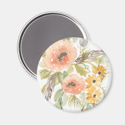 晩夏の花I マグネット (正面/裏面)