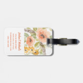 晩夏の花I ラゲッジタグ (裏面横)