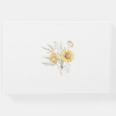 晩夏ひまわり結婚の ゲストブック (裏面)