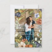 晩夏シトラスフローラ |ボタニカルウェディングRSVP 案内状 (裏面)