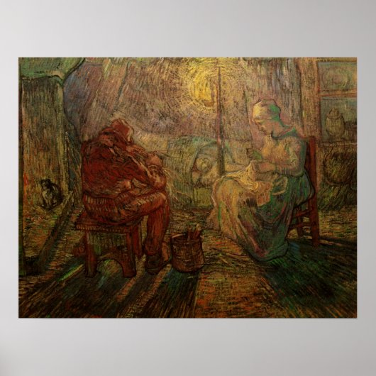 晩年 - ヴィンセント・ヴァン・ゴッホによる『監視』 ポスター (正面)