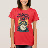 晩期咲き意欲 Tシャツ (正面)