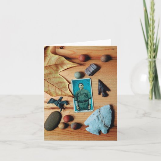 晩秋の日 カード (正面)