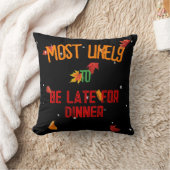 晩餐に遅れそうな秋 クッション (ブランケット)