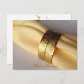 晩餐会/宴会への招待 招待状 (正面/裏面)