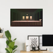 晩餐前のプリントポスター ポスター (ホームオフィス)