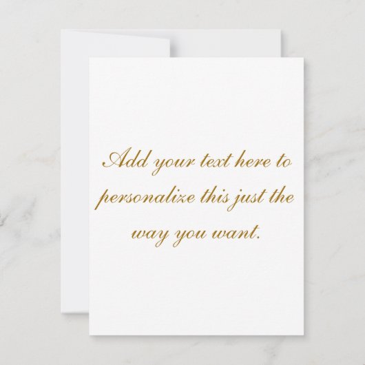 晩餐/宴会招待 招待状 (裏面)