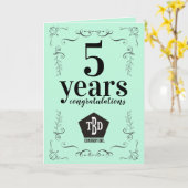 普ビクトリアン遍社員記念カード カード (黄色い花)