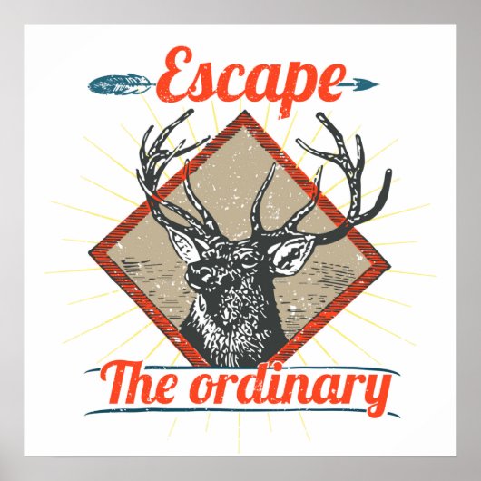 普通から逃れる ポスター (正面)