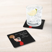 普通じゃないぞ、ダリング! スクエアペーパーコースター (インサイチュ)