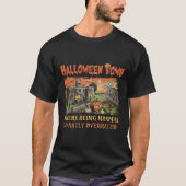 普通であるハロウィーンの町は非常に超えている Tシャツ (正面)