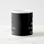 普通でいることに疲れた。もうやだ ジャンボコーヒーマグカップ (正面)