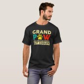 普通のおじいさんのようにグランドポークールプが犬3 Tシャツ (正面フル)
