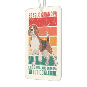 普通のおじいさんのようにビーグルおじいちゃんクールが- カーエアーフレッシュナー (左)