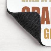 普通のおじいちゃんだけのあごり文句を言う父親のように マウスパッド (コーナー)