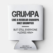 普通のおじいちゃんだけのあごり文句を言う父親のように 缶クーラー (裏面)