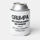 普通のおじいちゃんだけのあごり文句を言う父親のように 缶クーラー (缶裏面)